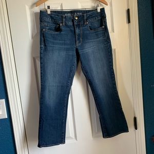 American Eagle super stretch cropped jeans